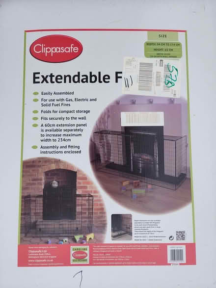 Photo of free Large extending fireguard (Newbiggin CA11) #1