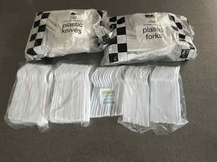 Photo of free Plastic forks and knives (Chafford Hundred RM16) #1