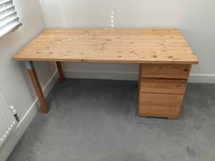 Photo of free Wooden Desk With Drawers (Bursledon SO31) #1