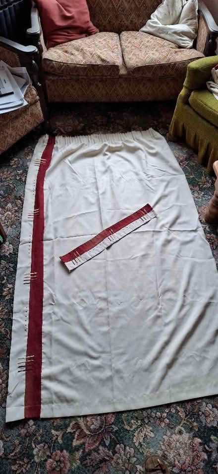Photo of free 2 pairs of matching, lined curtains (Harrogate HG1) #1