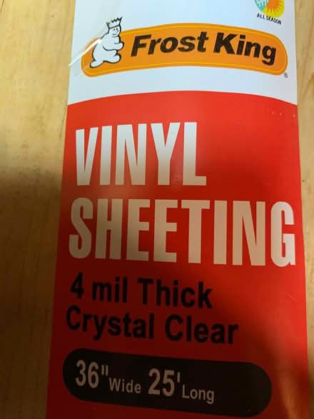 Photo of free vinyl sheeting (West Townsend) #1