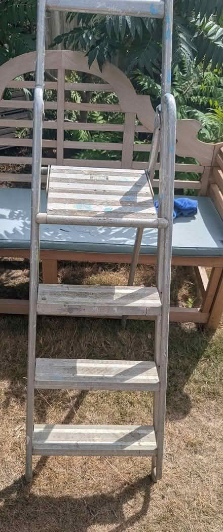 Photo of free Metal stepladder (Hastings TN34) #1