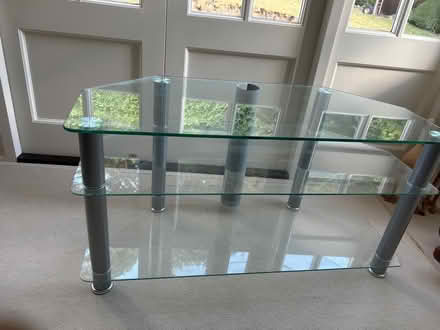 Photo of free Glass TV Stand (Digswell AL6) #1