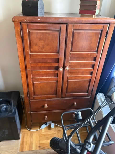 Photo of free Desk with hutch & matching armoire (Van Ness/Chevy Chase DC) #2