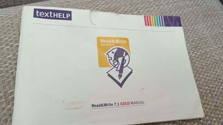 Photo of free Read and Write 7.1 Gold manual (Chapelfields CV5) #2