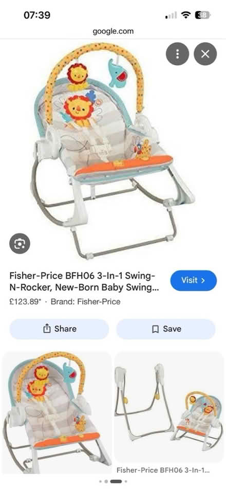 Photo of Baby swing (Tyseley B11) #1