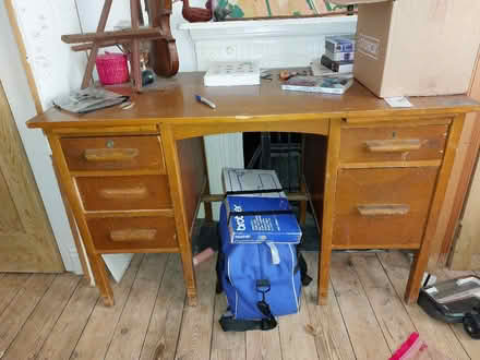 Photo of free Wooden desk (Mitcham's Corner CB4) #1