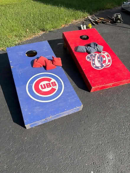 Photo of free Corn Hole set (Spotsy Near Courtland HS) #1