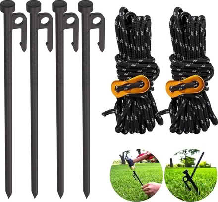 Photo of Stakes and long rope (to borrow) (North Green Lake) #1