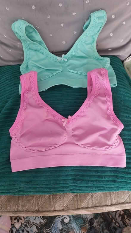 Photo of free (pack 3) x4 throw on bras size med (dorset BH12) #2