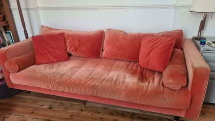 Photo of free Made.com orange sofa (Upper Holloway N19) #2