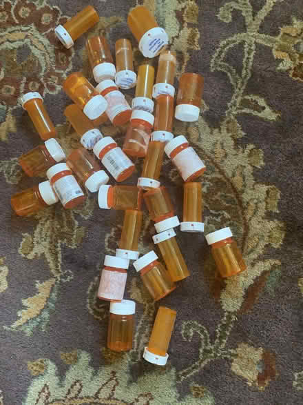 Photo of free 31 clean empty pill bottles (Greenwood) #1