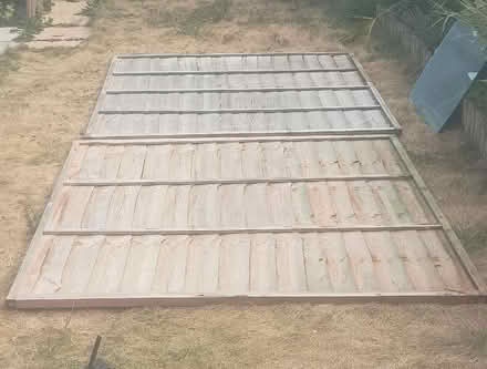 Photo of free Two fence panels, 6ft x 6ft (Caldecott OX14) #1