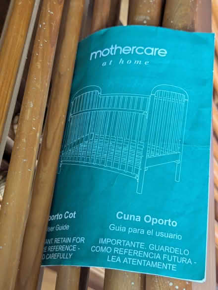 Photo of free Mothercare Wooden Baby Cot (Enfield EN3) #1