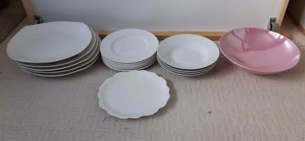 Photo of free Dinner plates, bowls, side plates (Taunton Pyrland & Rowbarton District Ward TA2) #1