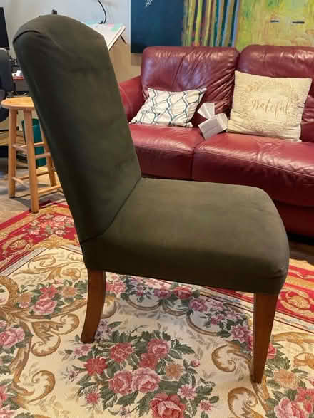 Photo of free Dark green parsons dining chair (Midtown West) #1