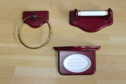 Photo of free Towel ring, soap dish, loo roll holder (Charvil RG10) #1