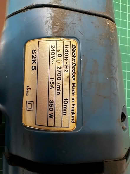 Photo of free Black & Decker mains drill (Tadley RG26) #2