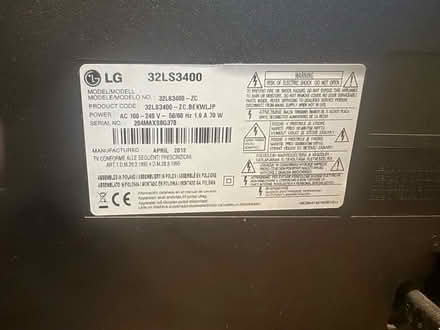 Photo of free LG TV for Repairs / Parts (Park Hill CR0) #2