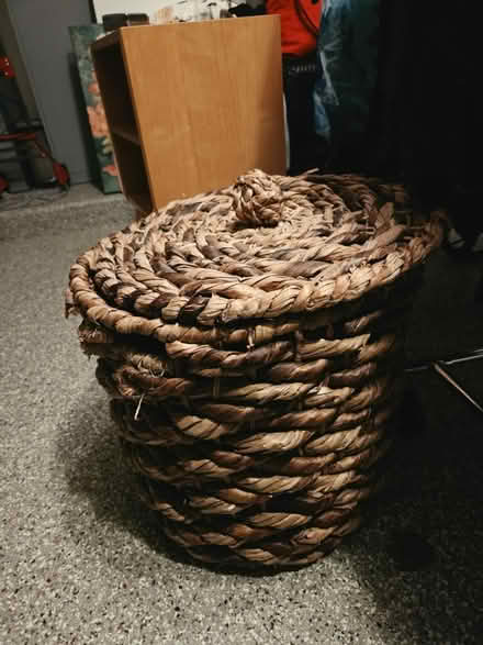Photo of free Round woven basket (Glenview near Northbrook) #2