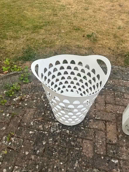 Photo of free Laundry Basket #2 clear with holes (Empingham Le15) #1