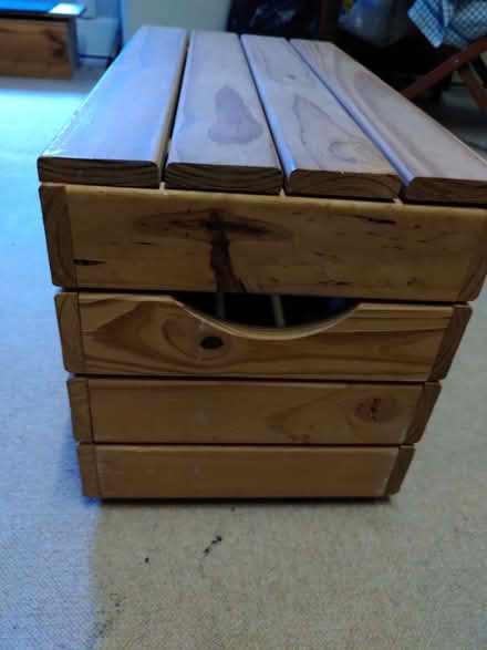 Photo of free Wooden box with hinged lid (Whitehill EH22) #3