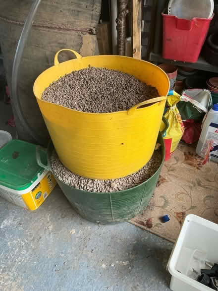 Photo of free 2 large trugs of pea shingle (Connor Downs TR27) #1