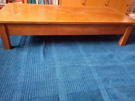 Photo of free Wood coffee table (Marple SK6) #1
