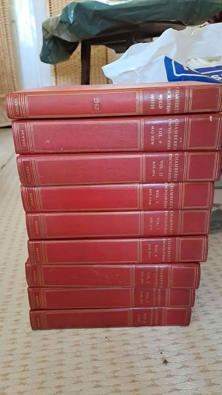 Photo of free Set of encyclopedias: Chambers 1962 plus World Surveys (Sherrard's Green WR14) #2