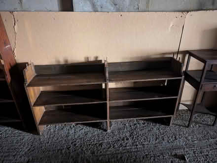 Photo of free Wooden shelf (Robertson Ter. Hastings TN34) #1