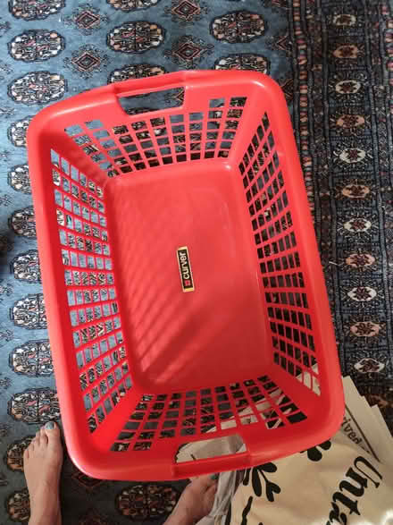 Photo of free Curver washing basket (Gidea Park RM11) #2