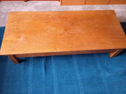 Photo of free Wood coffee table (Marple SK6) #2