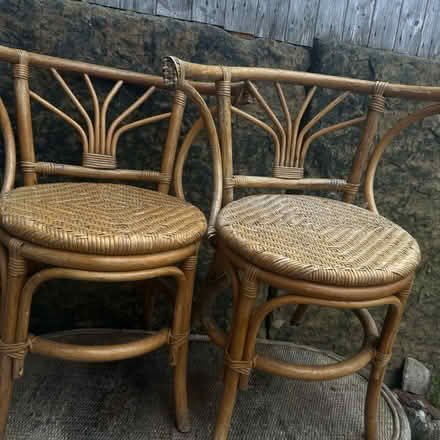 Photo of free Bamboo table with chairs (Chorley new road BL1 BL1) #2