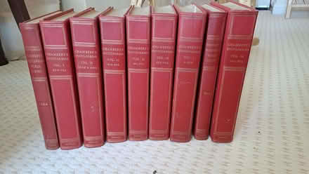 Photo of free Set of encyclopedias: Chambers 1962 plus World Surveys (Sherrard's Green WR14) #1