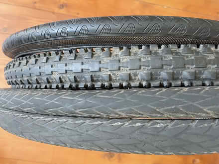 Photo of free 4 old bike tyres (Ealing W13) #2