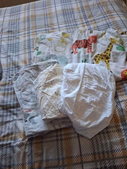 Photo of free Cot /toddler bedding (Farington PR25) #1