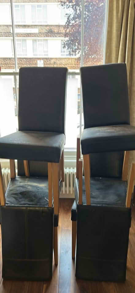 Photo of free 6 dining room chairs (Highbury Barn N5) #1