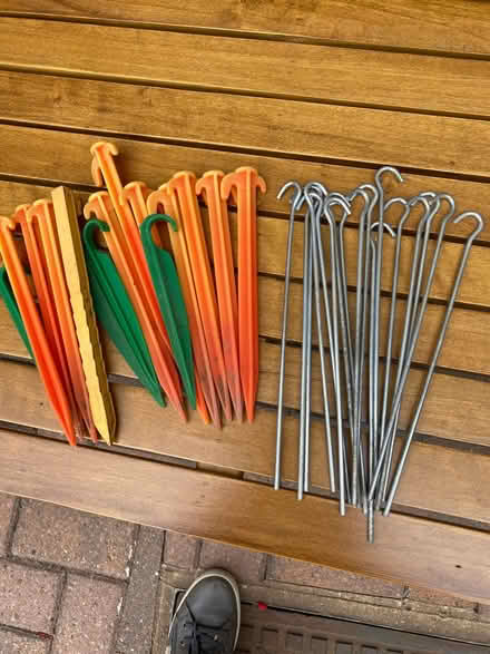 Photo of free Garden line/cord pegs (Harrogate, HG1) #1