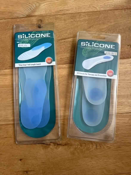 Photo of free Silicone insoles (by Luga) (Blaby, Leicestershire LE8) #1