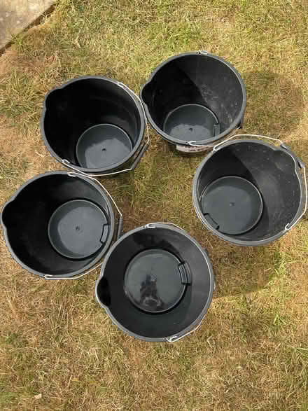 Photo of free 5 black buckets (Blaby, Leicestershire LE8) #2