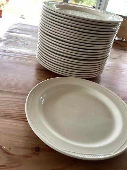 Photo of free 24 dinner plates (Stainton CA11) #1