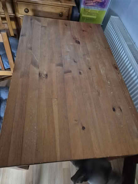Photo of free Dining table with 4 chairs pine (Wolverhampton WV10) #4