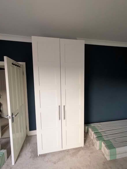 Photo of free Big white wardrobe DISMANTLED (Leyton E10) #3