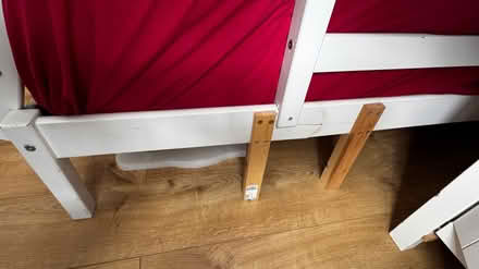 Photo of free White bunk bed - double + single (Chiswick W4) #3