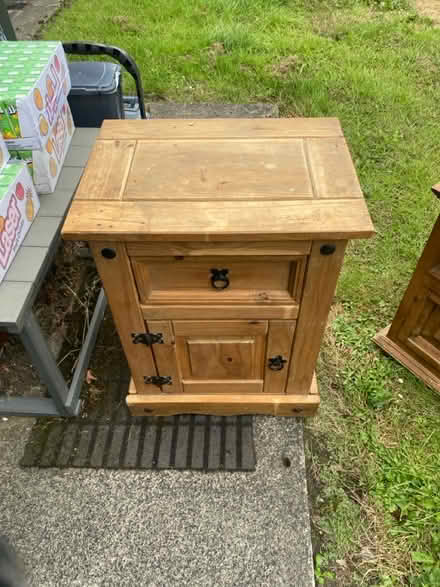 Photo of free Wood side table and tv unit (Golborne WA3) #1