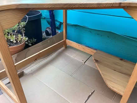 Photo of free Computer desk & small table (North Oakland near Emeryville) #2