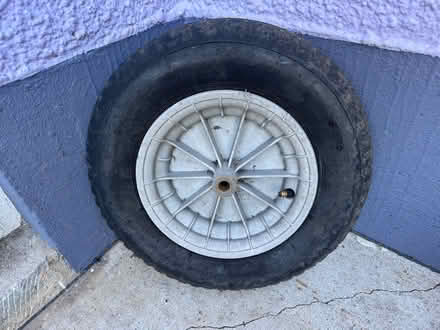 Photo of free Wheelbarrow Wheel (Glastonbury BA6) #1
