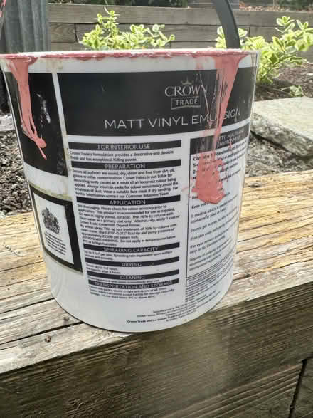 Photo of free Vinyl emulsion, pale terracotta colour (Glastonbury BA6) #2