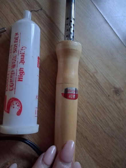 Photo of free Small solder iron + soldering paste (Stoke Newington N16) #3
