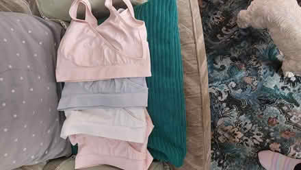 Photo of free (pack 4) throw on bras size med (dorset BH12) #1